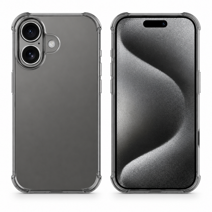 Smoke soft edge TPU protective case for Apple iPhone 17