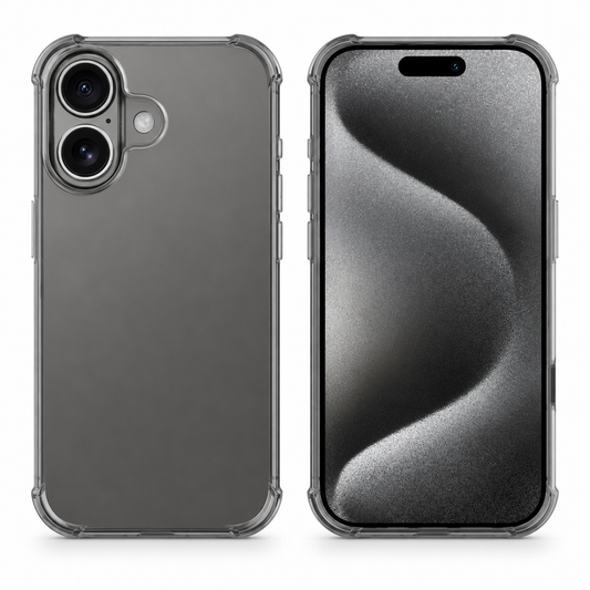 Smoke soft edge TPU protective case for Apple iPhone 17