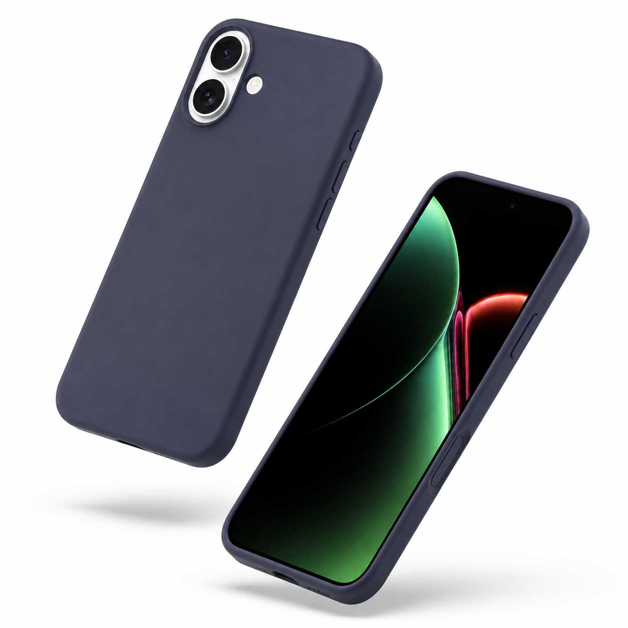 Slim anti-slip liquid silicone protective cover for iPhone 17