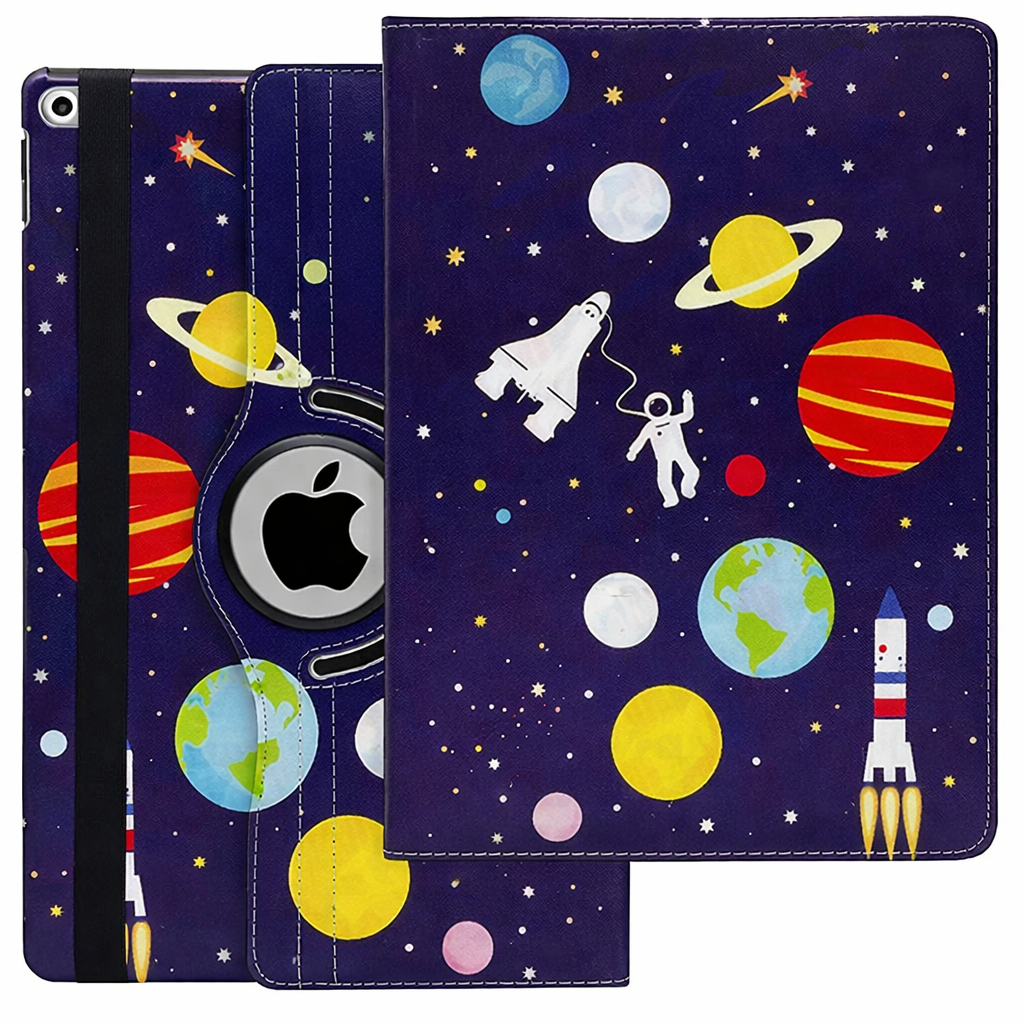 Slim Tablet Case– Space Characters 360 Design