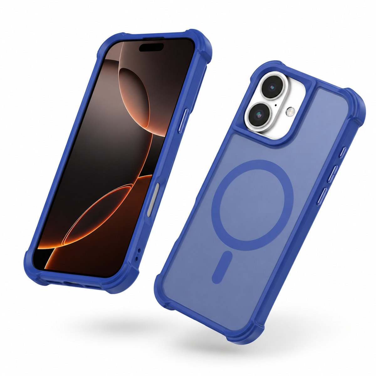 Military Grade MagSafe Case for iPhone 16 clear protective phone case with reinforced corner protection