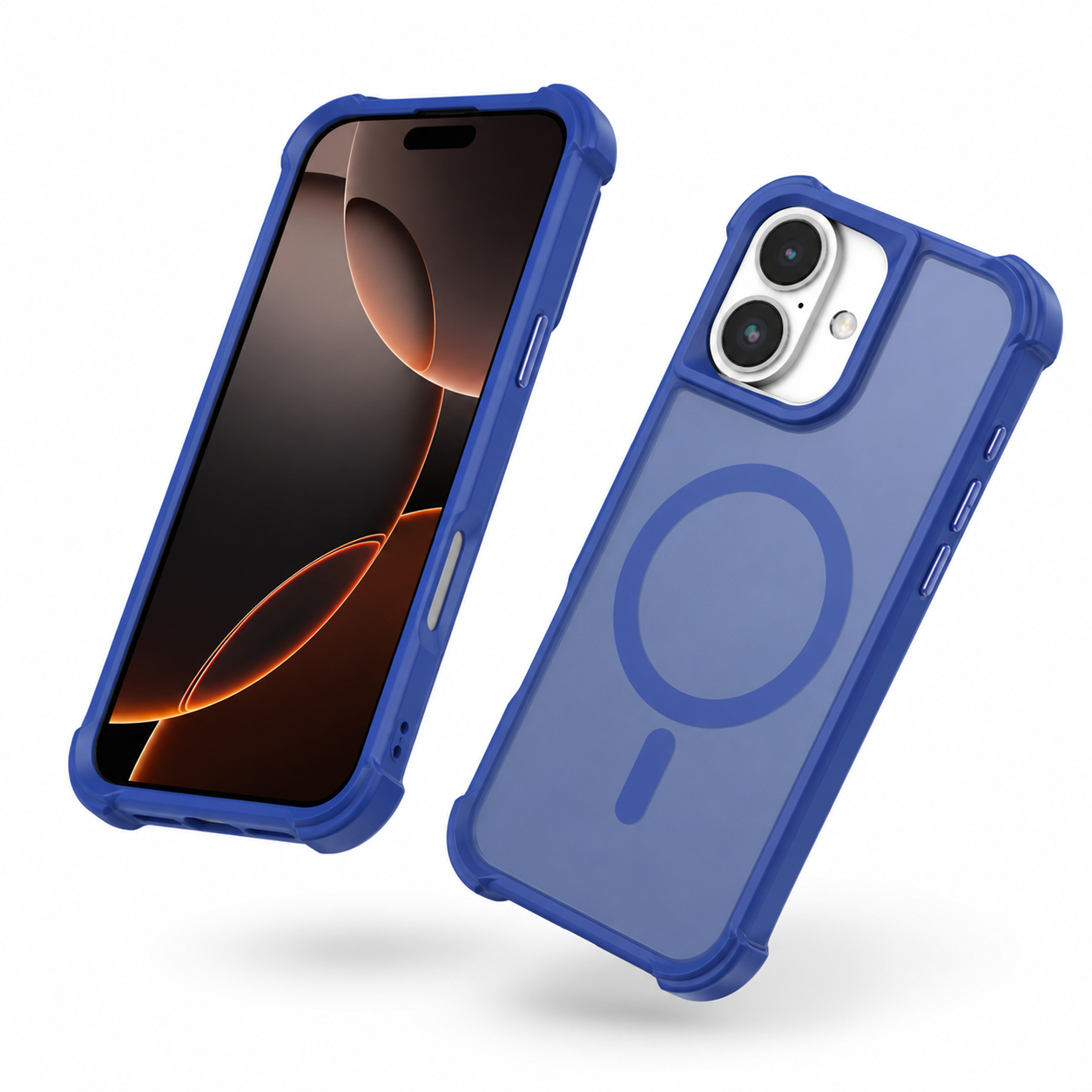Military Grade MagSafe Case for iPhone 16 clear protective phone case with reinforced corner protection