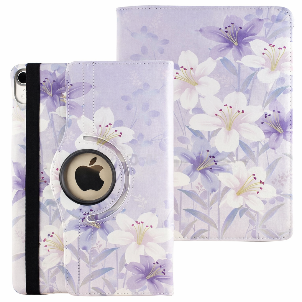 Slim Tablet Case – Rainbow Wave 360 Design | Protective Case