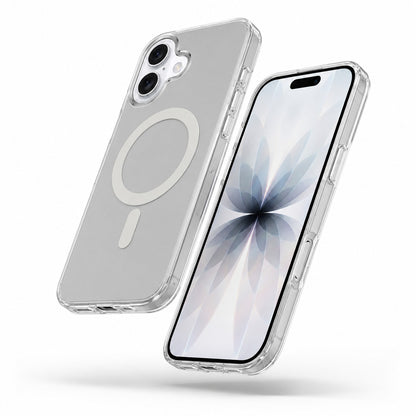 White iPhone 17 Protective Phone Case with MagSafe Wireless Charging