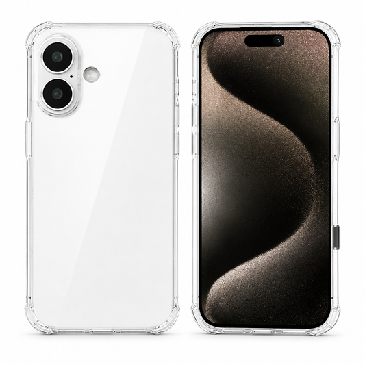 Clear soft edge TPU protective case for Apple iPhone 17
