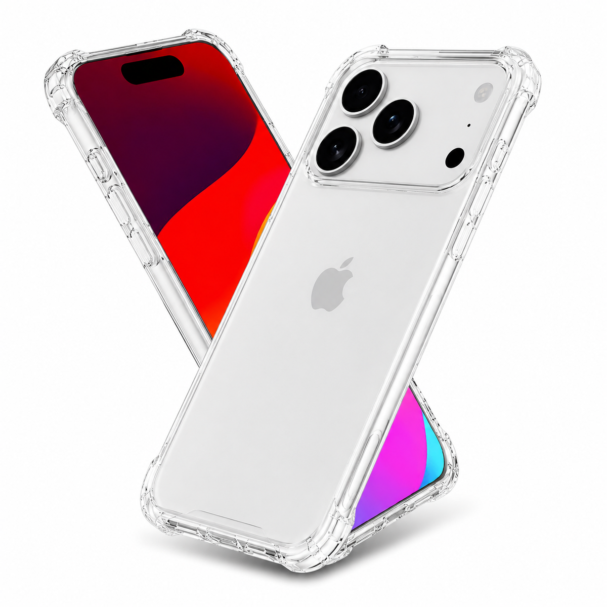 Crystal Clear Soft Edge Case for Apple iPhone 18 Pro Max with Protective Transparent Cover