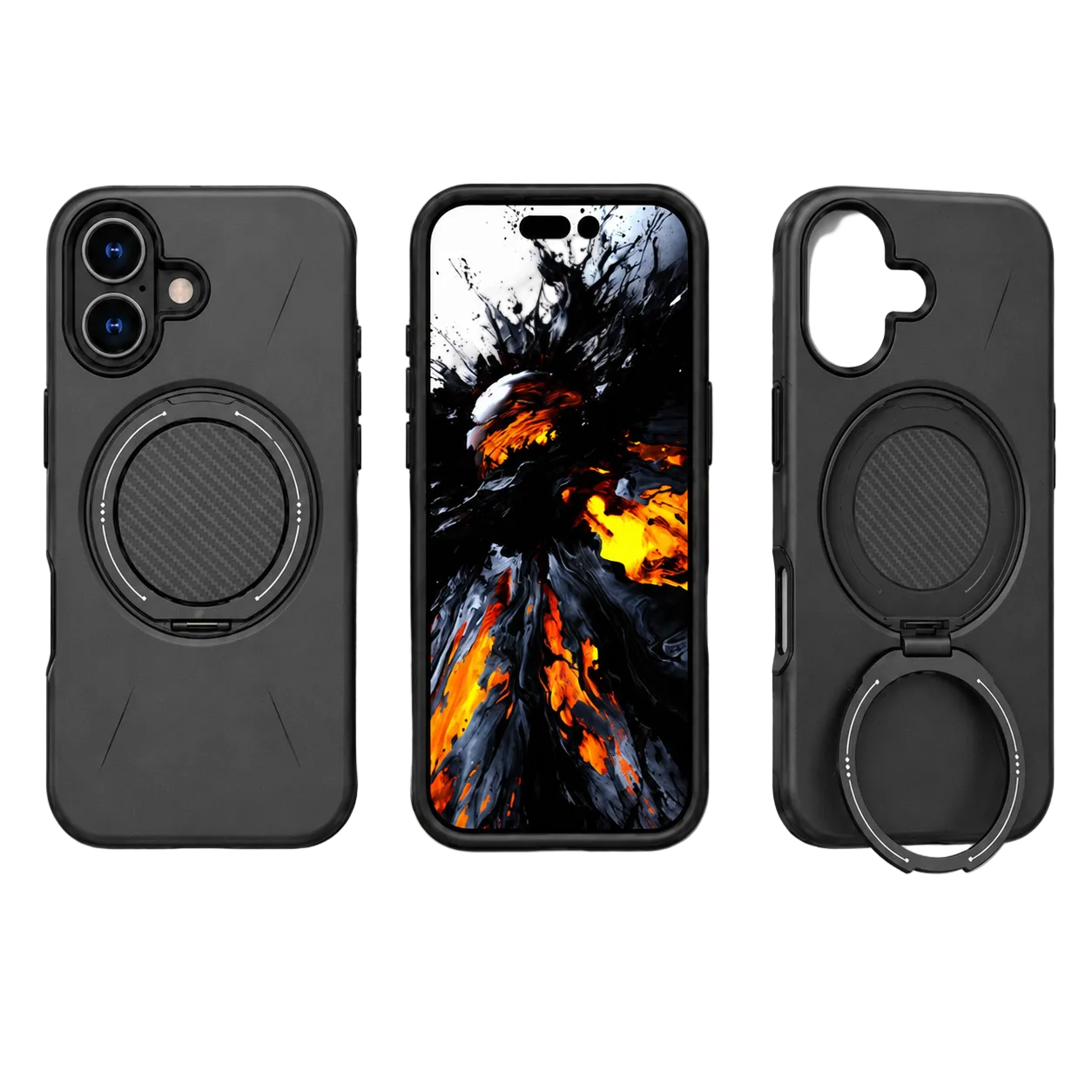 MagSafe Phone Cover for Apple iPhone 16, military-grade protective case, designer smartphone case, anti-slip mobile cover