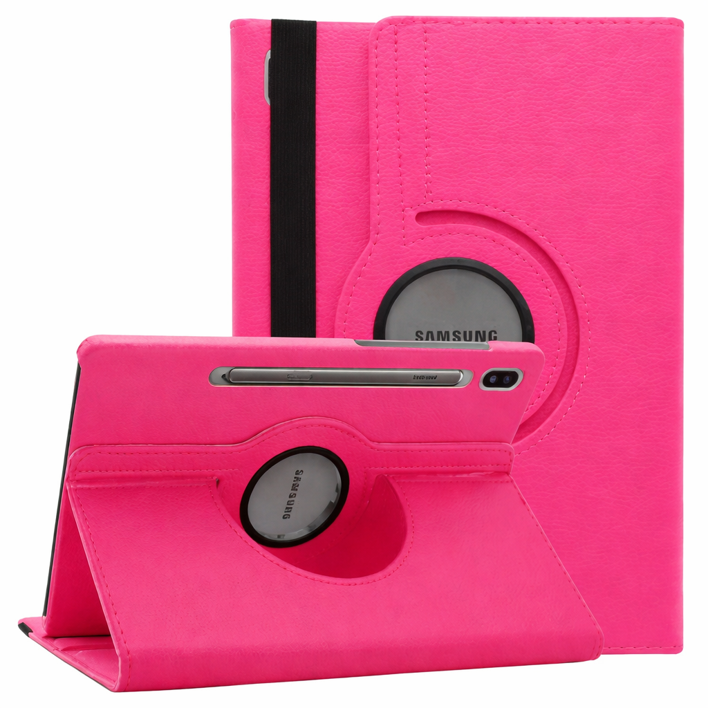 Slim Tablet Case – Hot Pink 360 Rotating Design | Protective Case