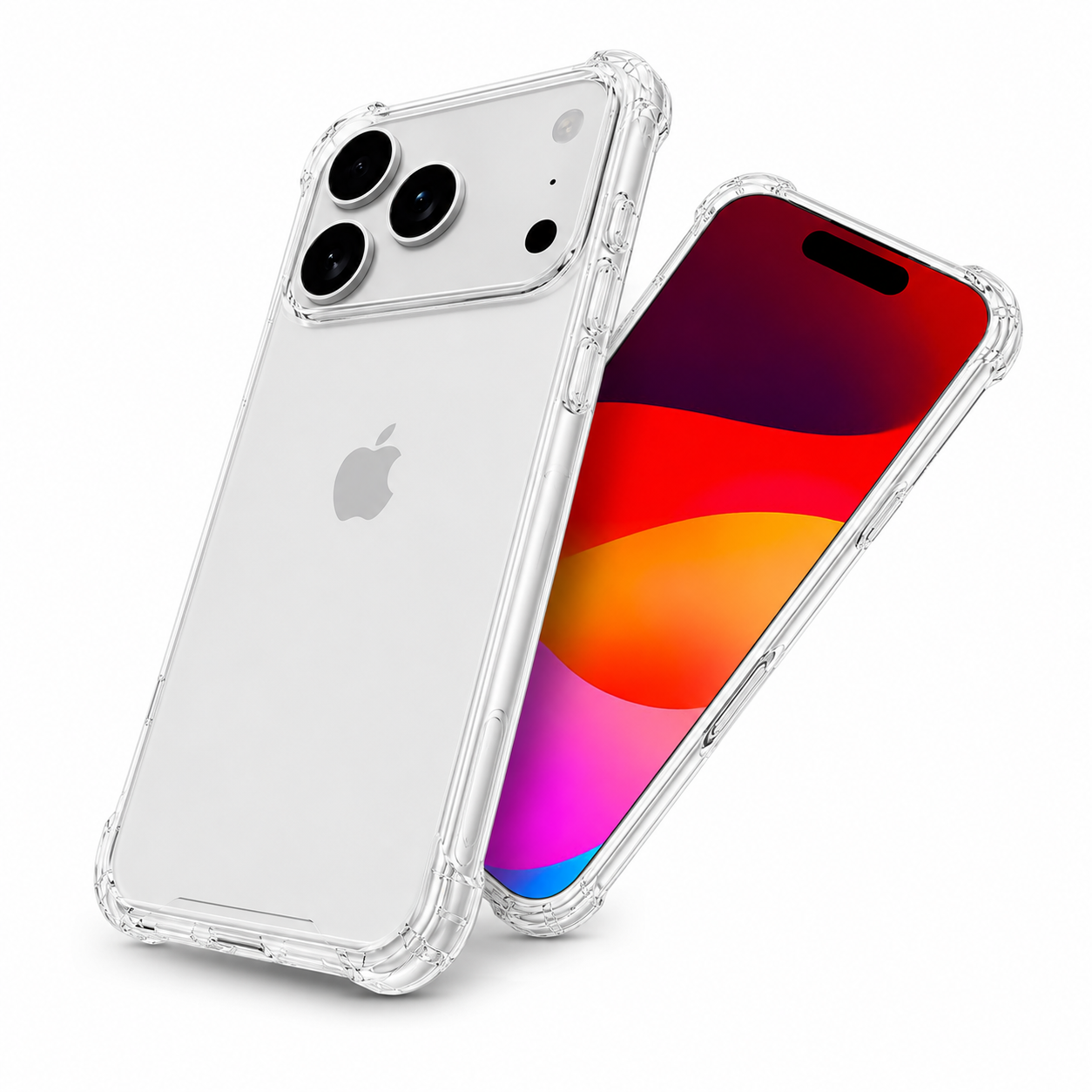 Slim Clear TPU Mobile Cover for Apple iPhone 17 Pro Max with Air Cushion Corners