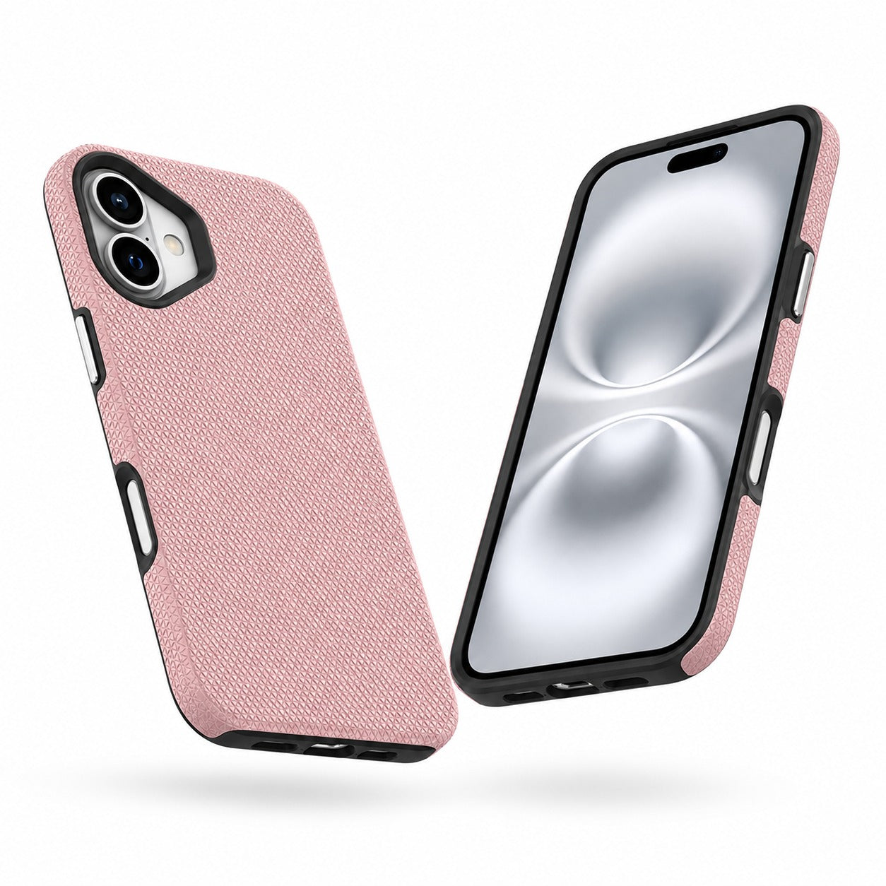 Triangle Case Apple iPhone 16 Rose Gold, Luxury Mobile Cover, Durable Shockproof Smartphone Case, MagSafe Phone Cover