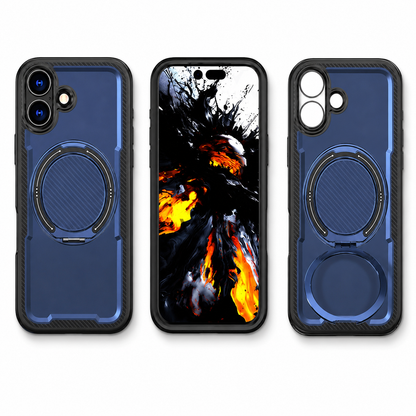 Premium Navy Phone Cover Impact Resistant Mobile Case for Apple iPhone 16