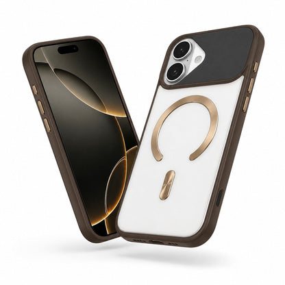 Desert MagSafe Arctic Mist Case for Apple iPhone 16 – Shockproof Phone Case Front and Back View