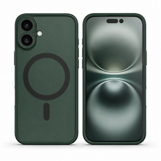 Midnight Green MagSafe Case for Apple iPhone 17 Protective Phone Case with frosted matte finish