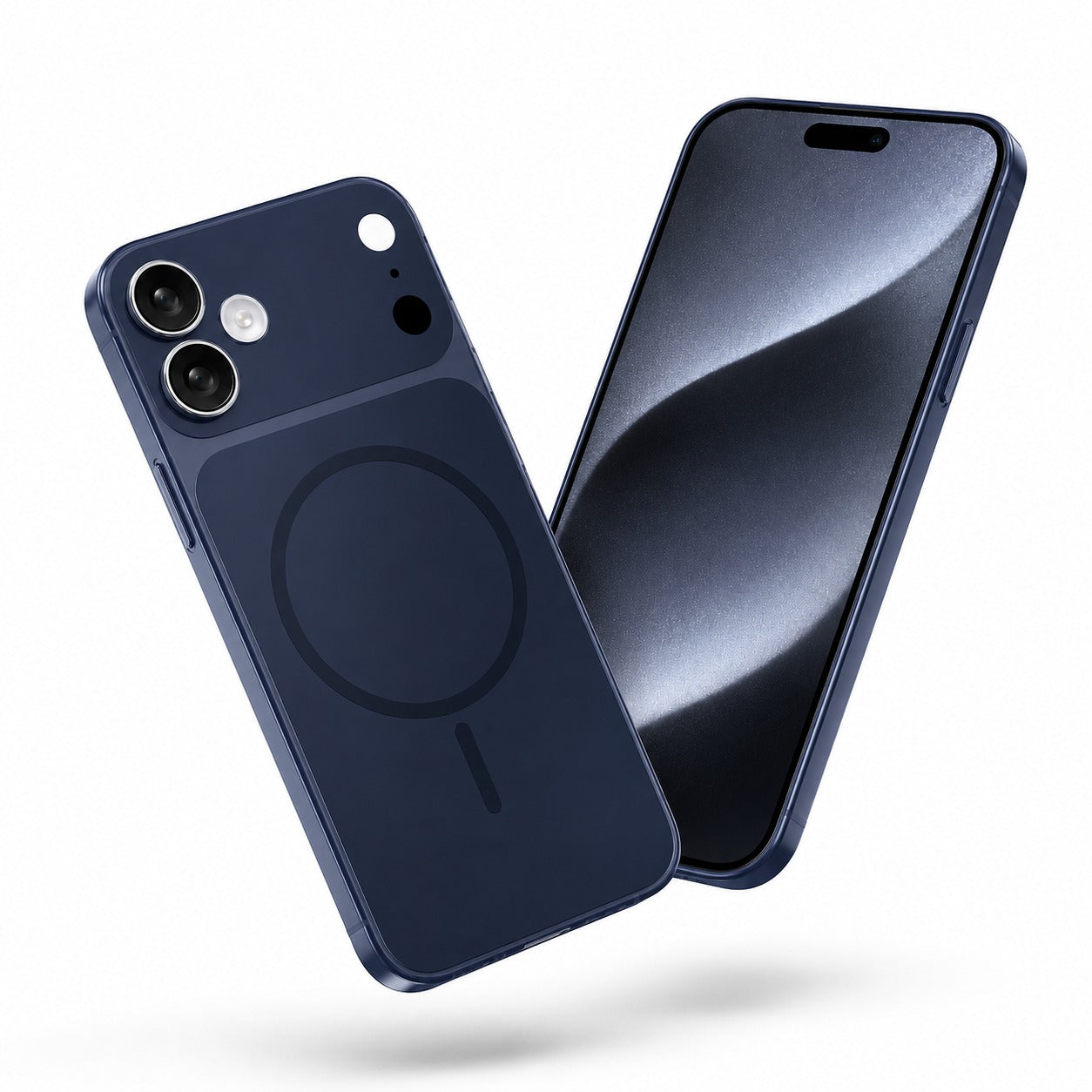 MagSafe Illusion Case Apple iPhone 17 Blue, Clear Protective Mobile Cover, Durable Shockproof Smartphone Case, Magnetic Phone Case