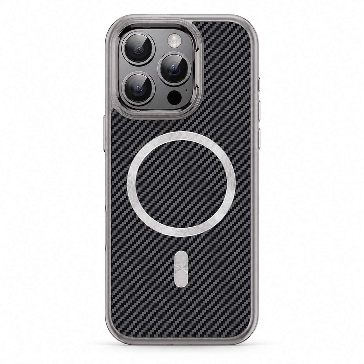 Grey MagSafe Carbon Elite case for Apple iPhone 12 / 12 Pro