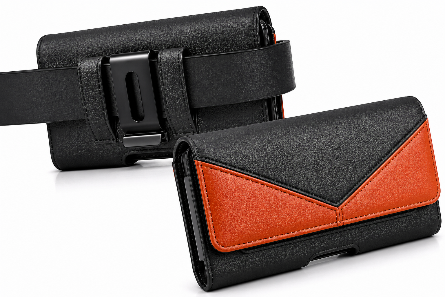 Horizontal Belt Pouch Case for Apple iPhone 17 Pro Max with Magnetic Closure