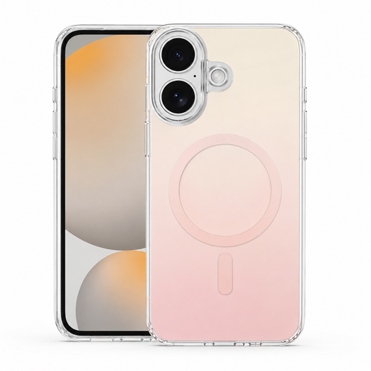 Pink MagSafe Case for Apple iPhone 17, Cell Phone Case, Magnetic Phone Case, Drop Protection Case, Premium Mobile Cover