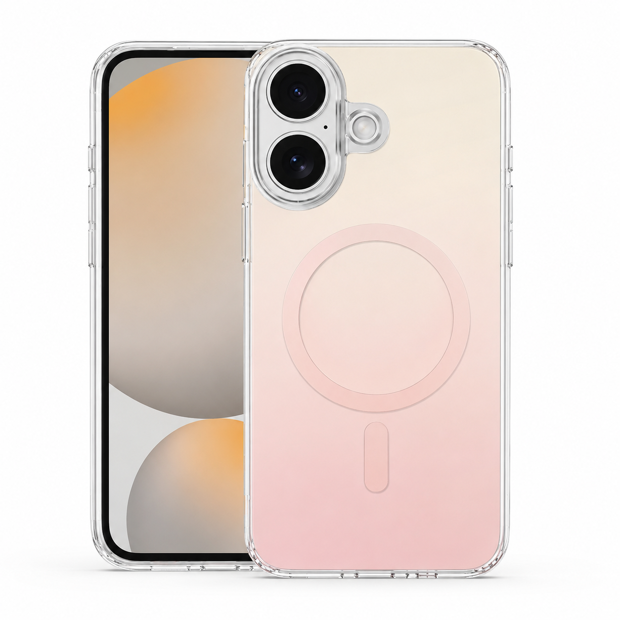Pink MagSafe Case for Apple iPhone 16, Cell Phone Case, Magnetic Phone Case, Drop Protection Case, Premium Mobile Cover