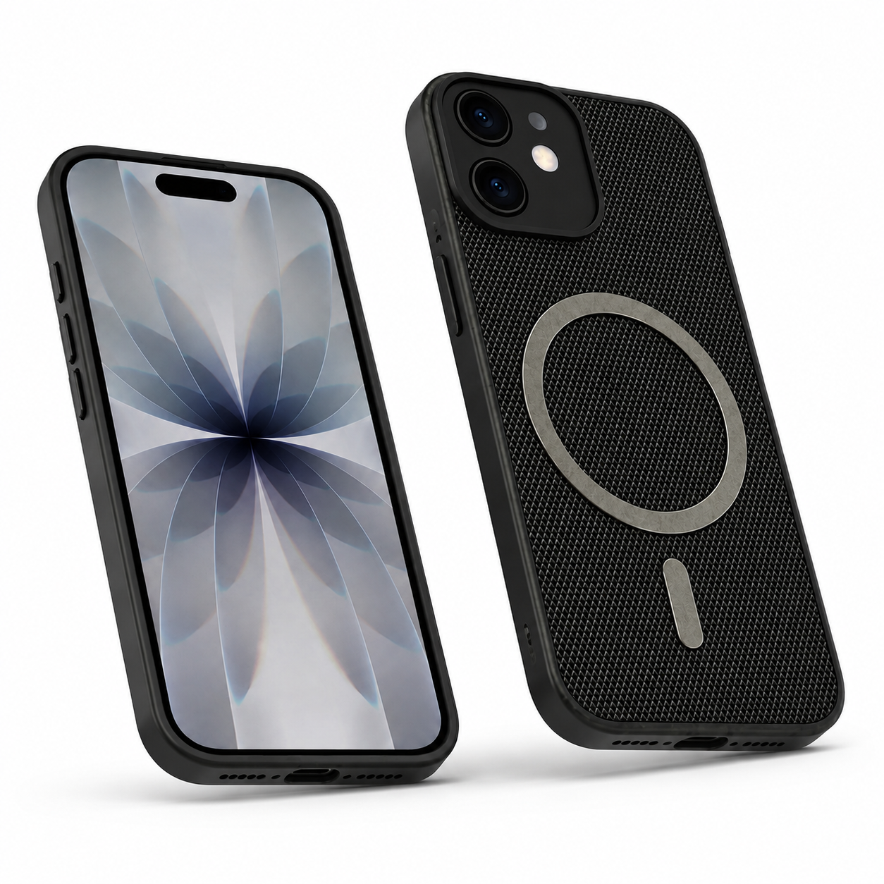 Black shockproof grip case for Apple iPhone 12 Pro 6.1 inch