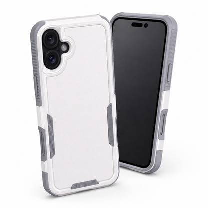Apple iPhone 17 white shockproof protective phone case