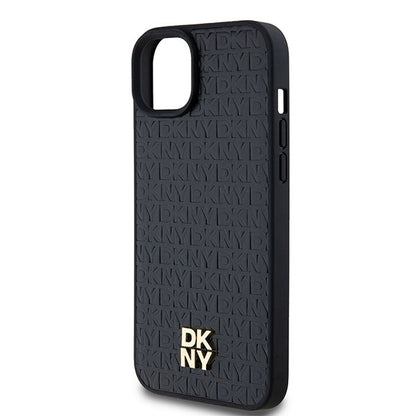 DKNY HC Magsafe PU Repeat Pattern with Stack Logo