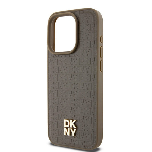 DKNY HC Magsafe PU Repeat Pattern with Stack Logo