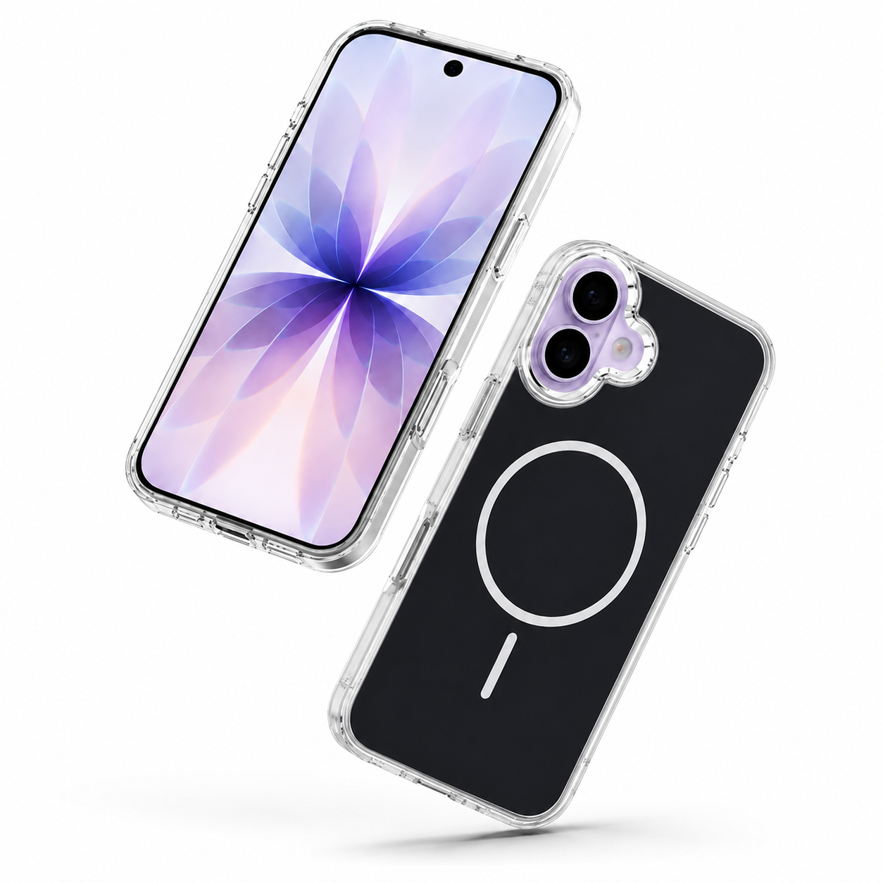 Crystal Clear MagSafe Case Apple iPhone 17, Impact Resistant Phone Cover, Wireless Charging Compatible Case