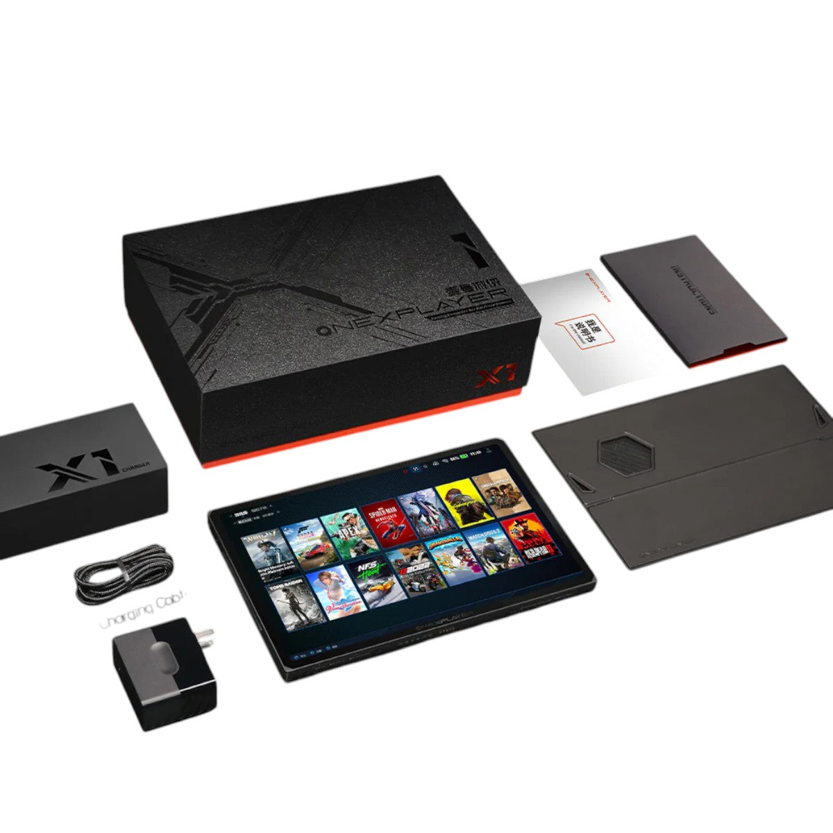 ONEXPLAYER X1 PRO 2TB AMD Ryzen™ AI 9 HX 370, 10.95'' 3-In-1 Gaming Handheld PC