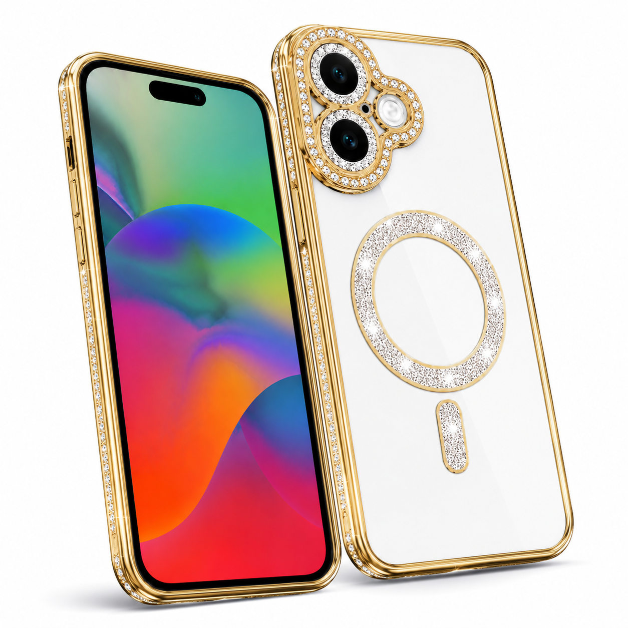 Luxury Clear MagSafe Phone Cover for Apple iPhone 17 Shockproof Protective Case