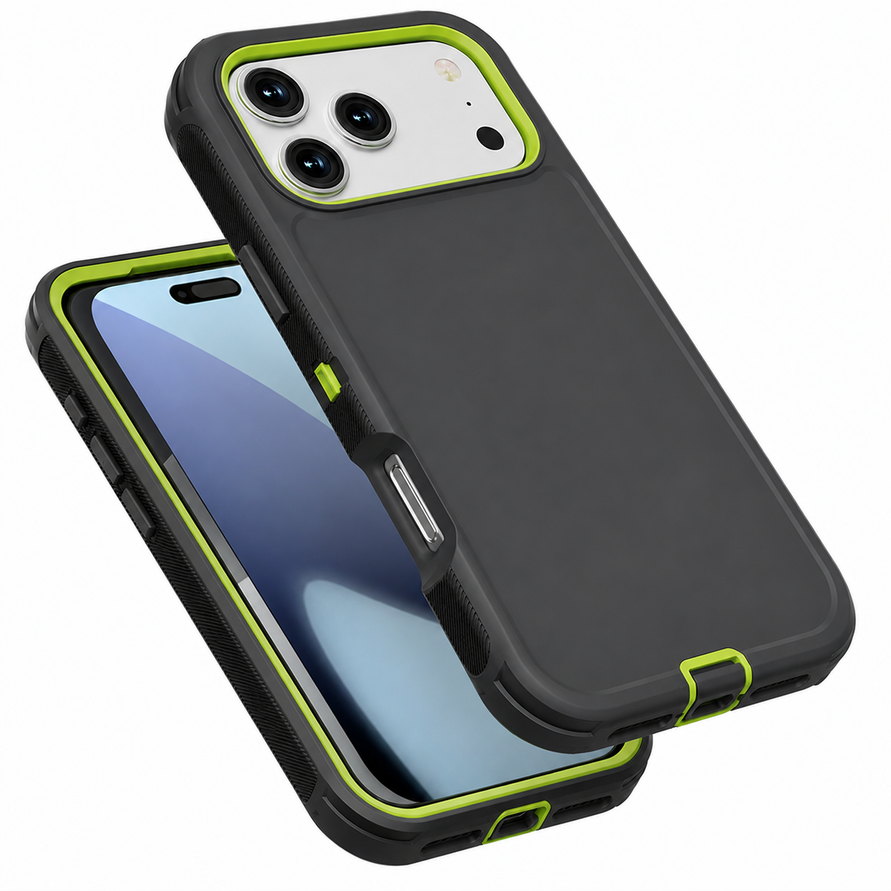 Premium Lime Phone Case for Apple iPhone 17 Pro, Protective Smartphone Case, Heavy Duty Phone Cover, Designer Mobile Case
