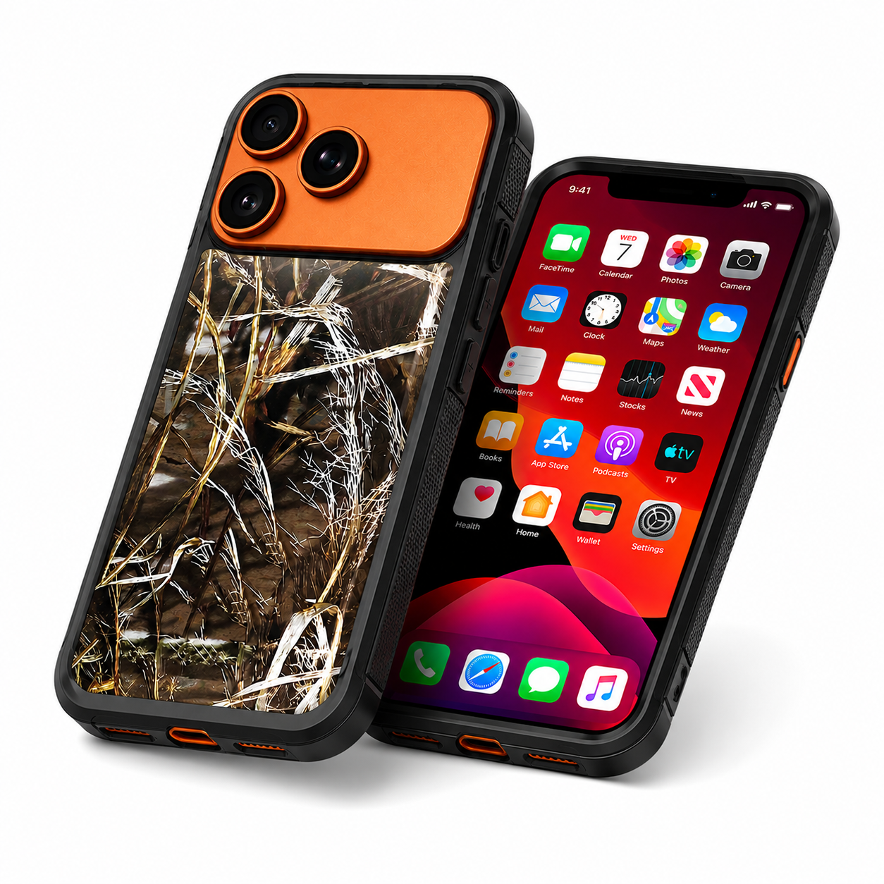 Heavy Duty Camouflage Phone Cover for Apple iPhone 17 Pro Max with Protective Rugged Case