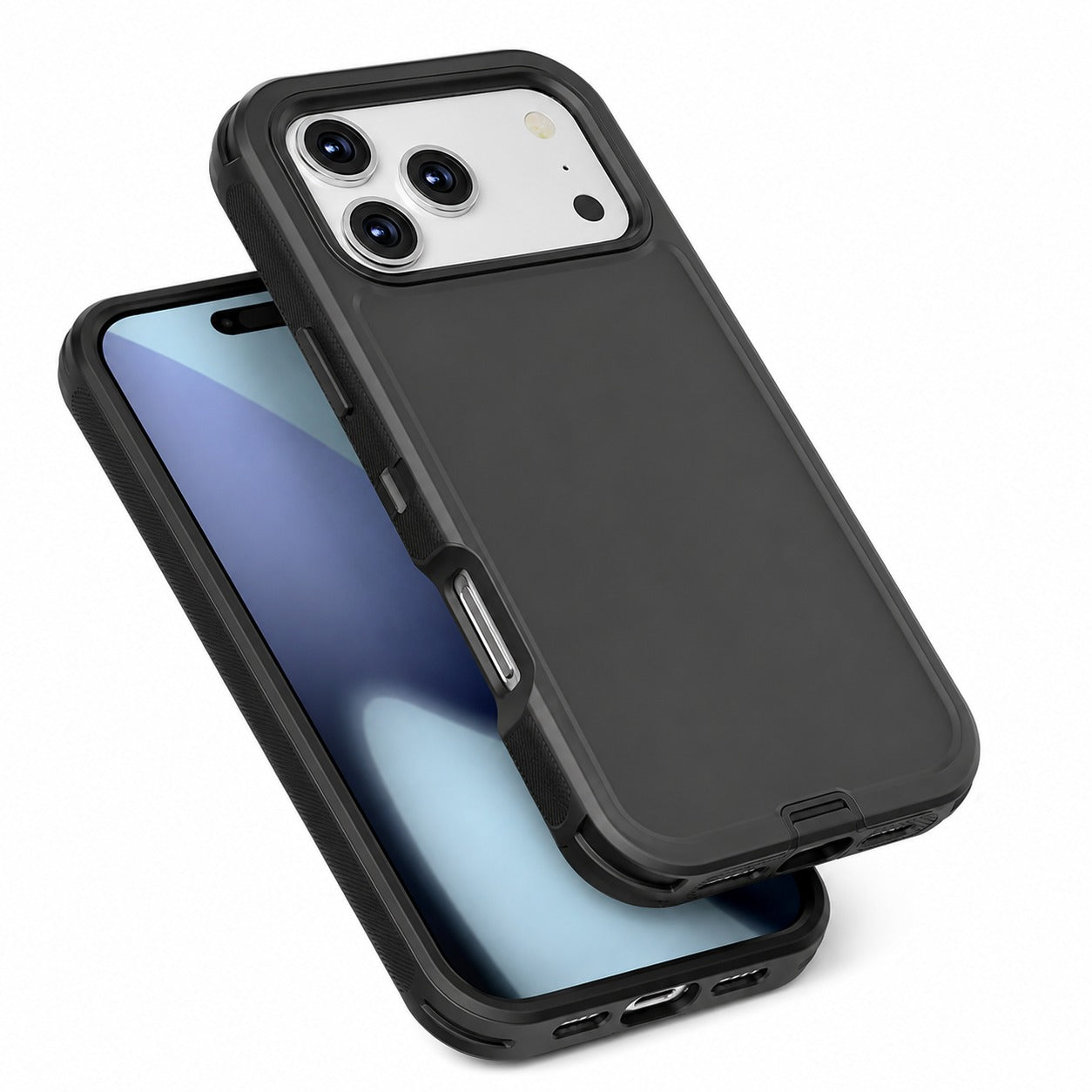 Apple iPhone 17 Pro Max Black Protective Phone Case, Military Grade Mobile Cover, Impact Resistant Case