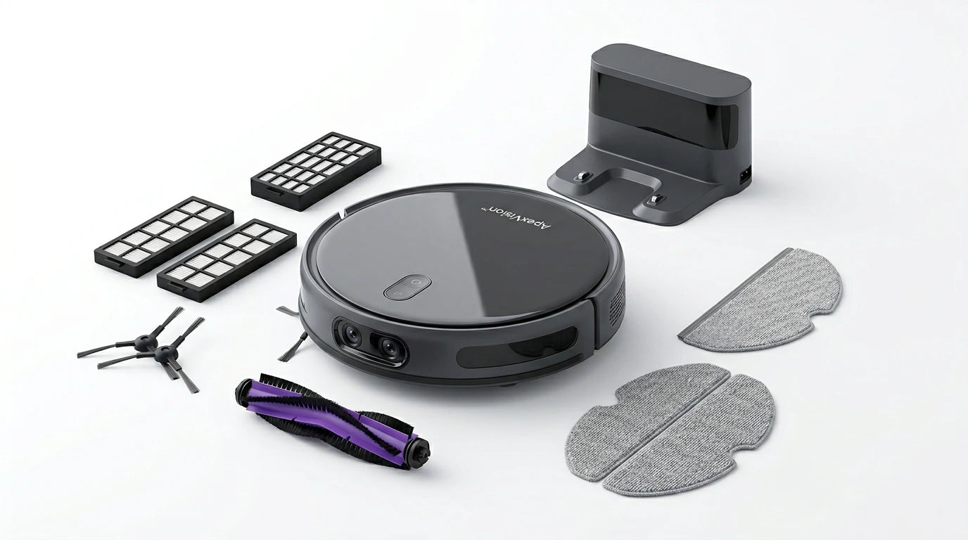 smart tech store Canada. premium tech accessories Canada. 3i G10+ Accessory Kit. Gallery image 6. Lines name one specific SKU—never substitute a generic lookalike from the category. After review passes, each render should still read as a fresh studio viewpoint of that same physical unit.