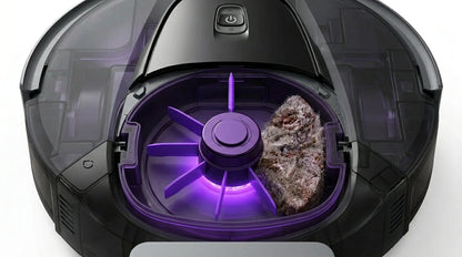 cutting edge electronics online Canada. smart tech store Canada. 3i Smart Robot Vacuum and Mop (G10 +). Gallery image 9. Lines name one specific SKU—never substitute a generic lookalike from the category. After review passes, each render should still read as a fresh studio viewpoint of that same physical unit.