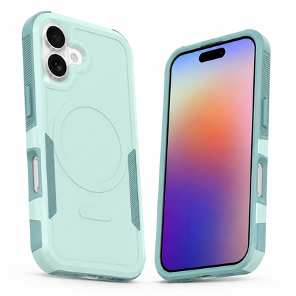 Apple iPhone 17 Teal Phone Cover, MagSafe Compatible Case, Rugged Smartphone Case