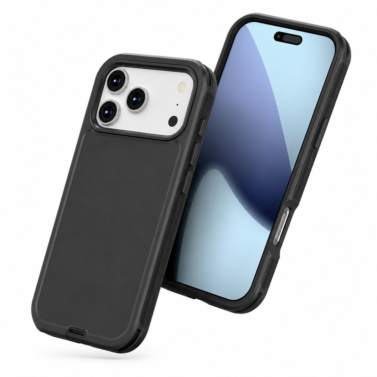 Premium Black iPhone 17 Pro Max Cover, Drop Protection Phone Case, Durable Mobile Cover