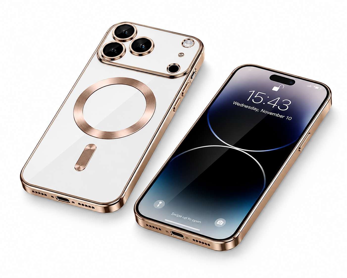 MagSafe Compatible Desert Titanium Electro Matt iPhone 17 Pro Max Designer Phone Case