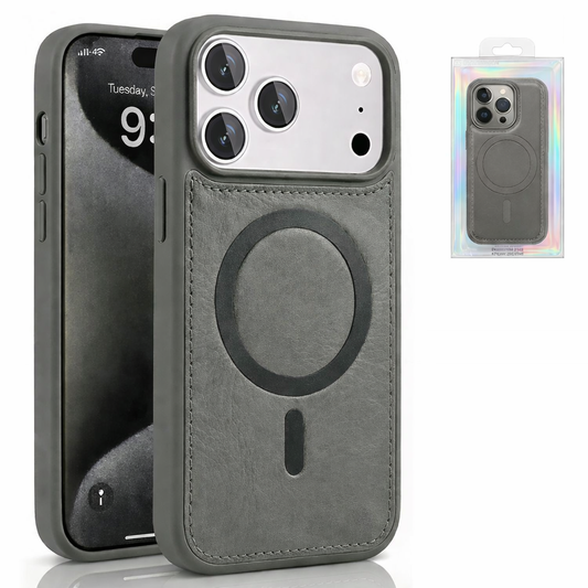 Dual Layer Phone Case – Grey Rich Craft Cover MagSafe Compatible