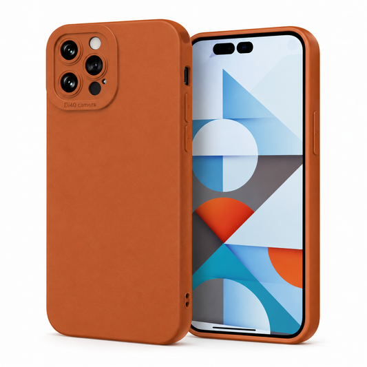 Matt Phone Case – Brown Matt Slim Protective Cover