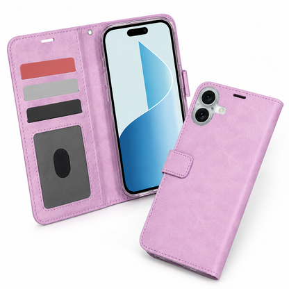 MagSafe compatible iPhone 17 wallet cover with camera protection