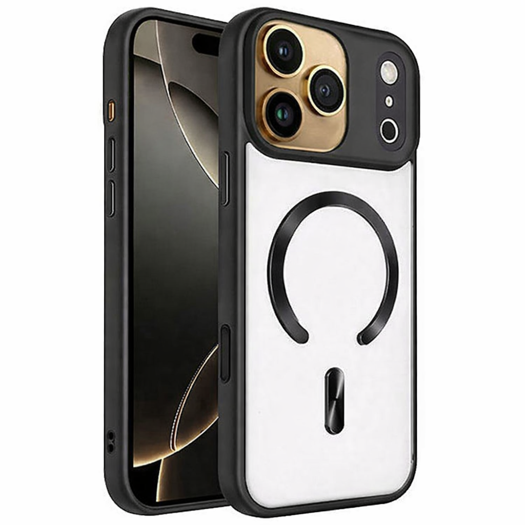 Dual Layer Phone Case – Black Artic Mist Rich Craft Cover MagSafe Compatible