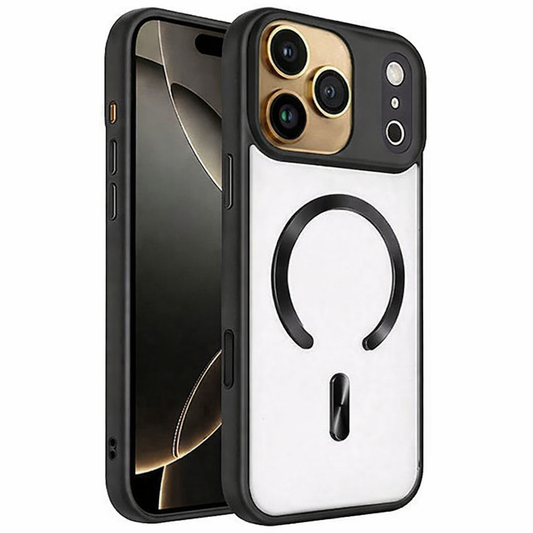 Dual Layer Phone Case – Black Artic Mist Rich Craft Cover MagSafe Compatible