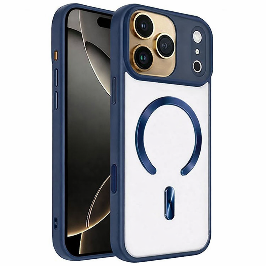 Dual Layer Phone Case – Blue Artic Mist Rich Craft Cover MagSafe Compatible