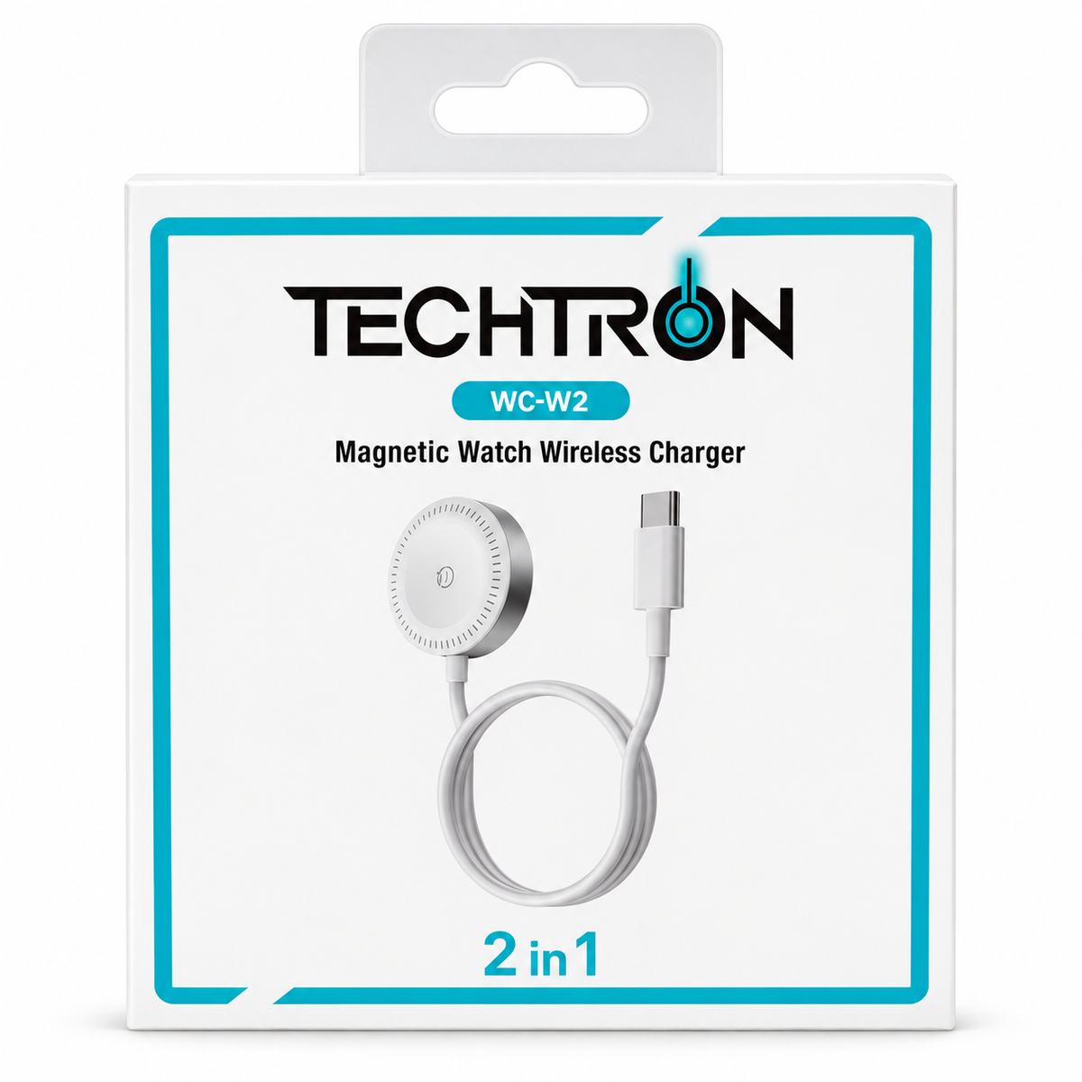 Magnetic Wireless Watch Charger WC-W2 with USB-C Cable
