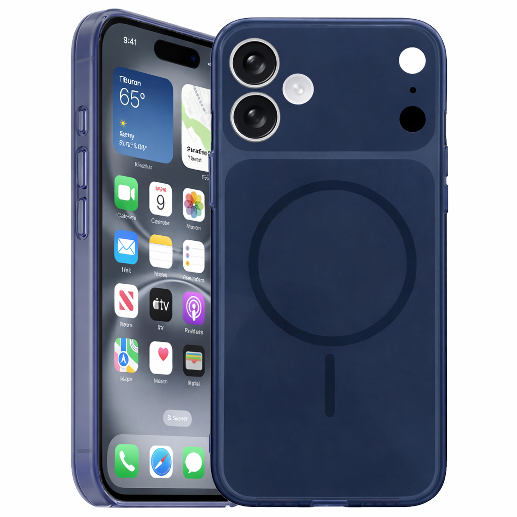 Dual Layer Phone Case – Blue illusion Cover MagSafe Compatible