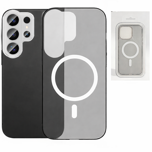 Dual Layer Phone Case – Black Polar Frost Cover MagSafe Compatible