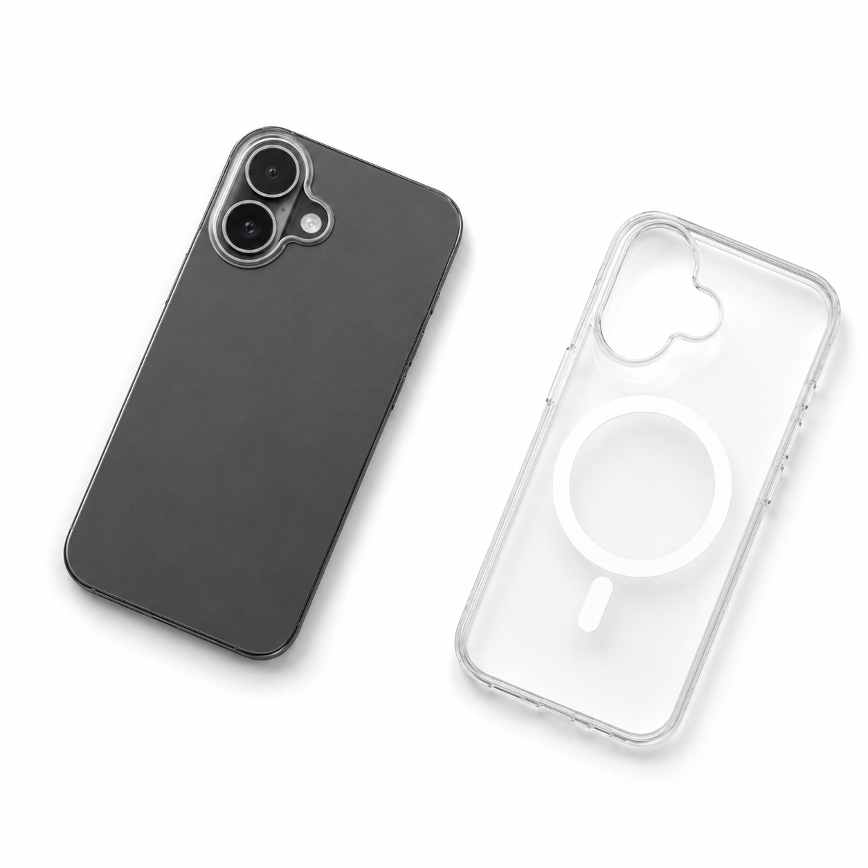 White Protective MagSafe Case Apple iPhone 16 anti-scratch impact-resistant mobile phone cover