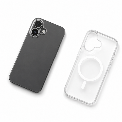 White Protective MagSafe Case Apple iPhone 16 anti-scratch impact-resistant mobile phone cover