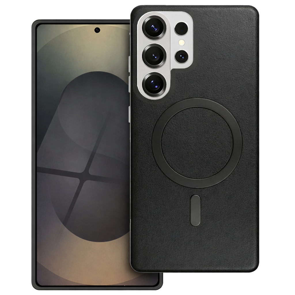 Dual Layer Phone Case – Black Plush Cover MagSafe Compatible