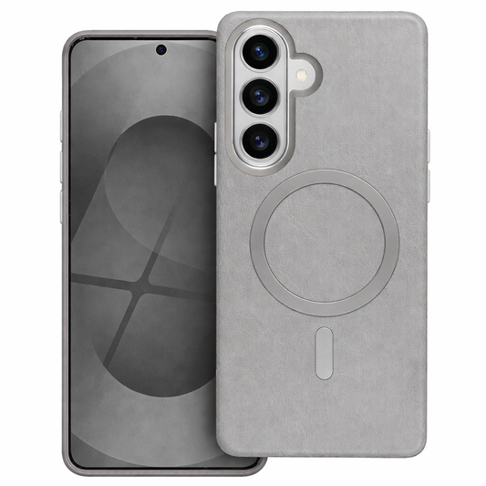 Dual Layer Phone Case – Grey Plush Cover MagSafe Compatible